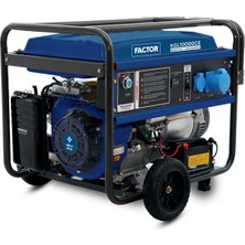 Factor KGL10000CE 9.4 Kva Benzinli Monofaze Jeneratör – Bakır Sargılı, Marşlı ve Dijital Göstergeli Kesintisiz Güç