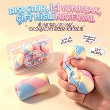 Vattara Squishy Çıtır Şekerleme Gökkuşağı Renkleri Şeker Sukuşi Çıtır Ses Stres Giderici 1 Kutu Yollanır Kutuda 4 Adet Şekerleme Mevcuttur