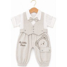 Kardeşler Bebe %100 Pamuk Müslin Erkek Bebek Tulum Takımı