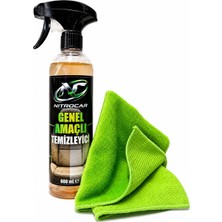 Nitro Car Genel Amaçlı Temizleyici 600 ml + Kuaför Bezi Koltuk Plastik Temizleyici