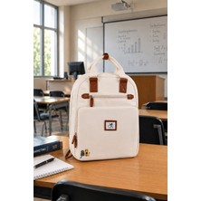 Biggdesign Cats Laptop Sırt Çantası Beyaz
