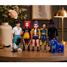 You Toys Kpop Demon Hunters 7li Set / Rumi+Mira+Zoey+Jinu+Demon Jinu+Derpy Tiger+Bird Sussie Eklemli Figür Oyuncak