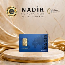 Nadir Gold 2 Adet 5 gr 24 Ayar Altın (995)