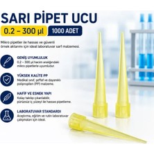 True Line Sarı Pipet Ucu 02 - 300 Ul 1000 Adet