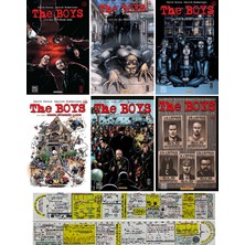 Athica Books The Boys 1-2-3-4-5-6. Ciltler Çizgi Roman Seti + Özel Cetvel