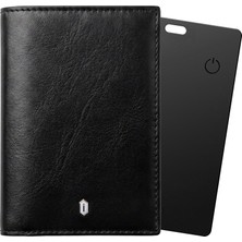 Wiwu Royal Wallet Android ve Ios Cihazlar Için Rfıd Özellikli Pu Deri Cüzdan Siyah