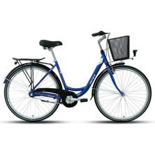 Carraro Tiffany 3.0 Kontra V Fren Nexus 3 Vites 28 Jant Şehir Bisikleti Kırmızı Mor Mavi 50 Kadro