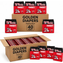 Golden Diapers 40 Adet Hijyenik Köpek ve Kedi Külodu L Beden 10'lu Paket