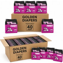 Golden Diapers 40 Adet Hijyenik Köpek ve Kedi Külodu Xs Beden 10'lu Paket