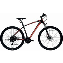 Bisan Mtx 7200 29 Jant 24 Vites Md Mat Siyah Kırmızı Dağ Bisikleti 43 Kadro