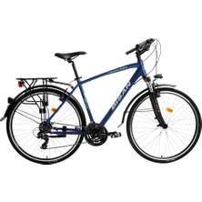 Bisan Trx 8100 City 28 Jant V-Fren Lacivert Yeşil Şehir Bisikleti 52 Kadro