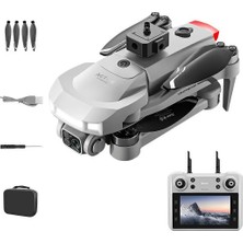 4DRC V34 Gps 4K Hd Çift Kameralı 4.5\" Ekranlı Profesyonel Drone | Engelden Kaçınma Özellikli Dört Pervane