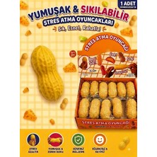 Vattara Squishy Fıstık Yeni Seri Kabuklu Fıstık Sukuşi Yavaş Yükselir Stres Oyuncağı 1 Adet Gönderilecektir