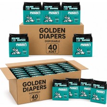 Golden Diapers 40 Adet Hijyenik Köpek ve Kedi Külodu M Beden 10'lu Paket