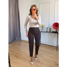Size Özgü Acı Kahve Önü Flotalı Pantolon