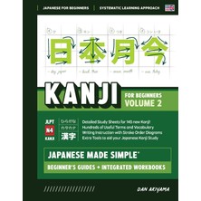 Step Kitap Japanese Kanji For Beginners - Volume 2 | Textbook And Integrated Workbook For Remembering Jlpt N4 Kanji
