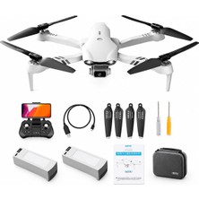 4DRC F10 Gps 6k Çift Kameralı Akıllı Dönüş Özellikli Drone | Çift Batarya | 2km Menzil 25 Dk Uçuş Süreli