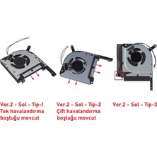İnfostar Asus PX505GE  ile Uyumlu Fan V2 (Sol  Fan) Tip1