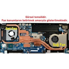 İnfostar Monster Abra A5 V16.6.9  ile Uyumlu Fan V2 (Sol  Fan)