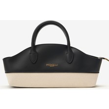   Kadın Omuz Çantası Vela Medium Bag Piumelli Milano P218 Black