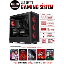 Özlen XL31 RYZEN 5 7500F RTX 5070 12GB 16GB DDR5 RAM 500GB M.2 SSD Üst Seviye Oyuncu Bilgisayarı