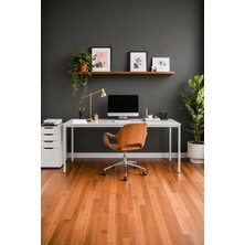 Sehpol Çalışma Masası 160X80X75 cm (Pürüzsüz Gri)