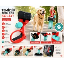Mianna Köpek Dışkı Toplama Aparatı – Poşet Hazneli Pratik Kaka Toplayıcı -Hijyenik Köpek Tuvalet Küreği