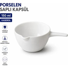 Labolist Porselen Saplı Kapsül 150 ml (Kaserol)