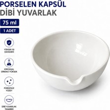 Labolist Porselen Kapsül 75 ml Çap 82 mm Yükseklik 32 mm (1 Adet)