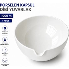 Labolist Porselen Kapsül 1000ML Çap 214 mm Yükseklik 70 mm (1 Adet)