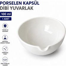 Labolist Porselen Kapsül 100ML Çap 91 mm Yükseklik 34 mm (1 Adet)