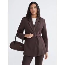 Lc Waikiki Yeni Sezon Beli Kemerli Kadın Blazer Ceket