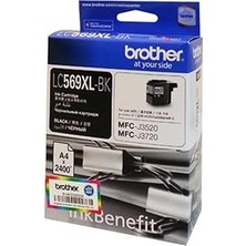 TeknoKapsül Brother LC569XLBK Sıyah 2400 Sayfa Kartus MFC-J3720