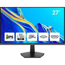 TeknoKapsül Npc MF2708-A V2 27" 120Hz 5ms IPS Monitör - Full Hd 1920X1080, HDMI Vga, Monitör