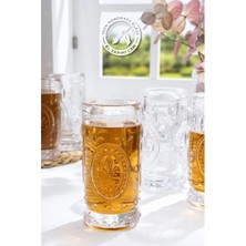 Selen Concept Fleur De Lis Model El Yapımı Cam Bardak 4'lü Set