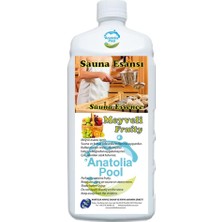 Ayrex Anatolia Pool Sauna Buhar Esansı Meyveli 1 Lt (Sauna Essence Fruity)
