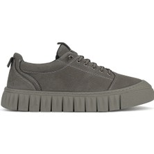 Ziya, Erkek Hakiki Deri Sneaker 1631040ZK2609 Gri