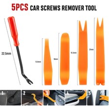 Caraks Klips Set 100 Parça 1 Adet Metal 4 Adet Plastik Sökme Aparatlı Üniversal Klips Seti 100 Parça