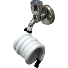 Ayrex Kendi Uzayan Taharatmatik Wc Hortummatik Hijyenik Wc Hortum MATIK,90CM Spiral Taharet Hortumu