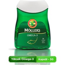 Ayrex Möller's Omega 3 Kapsül 30 Adet; Ifos Onaylı, Epa 640 Mg, Dha 480 Mg, Saf Balık Yağı. G�