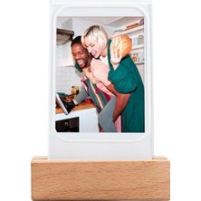 Ayrex Instax Mini LED Işıklı Ahşap Fotoğraf Çerçevesi