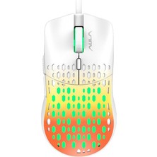 Ayrex S11 Pro 3600DPI Rgb Optik Gaming Mouse, Turuncu