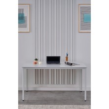 Sehpol Çalışma Masası 140X80X75 cm (Pürüzsüz Gri)
