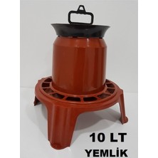 Ayrex Ekodoğa Ayaklı Yemlik 10 Lt Tavuk Yemliği Civciv Kanatlı Kuş