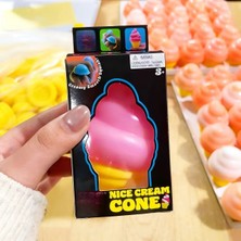 Vattara Squishy Needoh Dondurma Nice Cream Cone Sukuşi Stres Oyuncağı Yumuşak Sıkılabilir Oyuncak 1 Adet Rastgele Renk Gönderilecektir