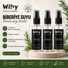 Wiby %100 Doğal Biberiye Suyu Dökülme Karşıtı ve Saç Uzaması Destekleyici Bakım, Güçlendirici Bitkisel Saç Spreyi