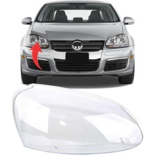 İTHAL Volkswagen Golf 5 Sağ Far Camı 2005-2010