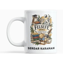 Nino Store Kişiye Özel Felsefe Öğretmeni Kupası Öğretmenler Günü Hediyesi Porselen 300 ml