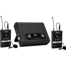 Zemheri König K-302YY Kablosuz Yaka Mikrofon Seti (Yaka + Yaka Uhf Çift Kanal)