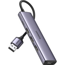 Ugreen USB Hub 4 USB 3.0 Bağlantı Noktası Veri Yuvası Usb.